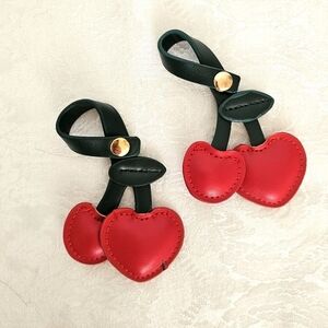 Puffy Cherry Bag Charms - Brand new!